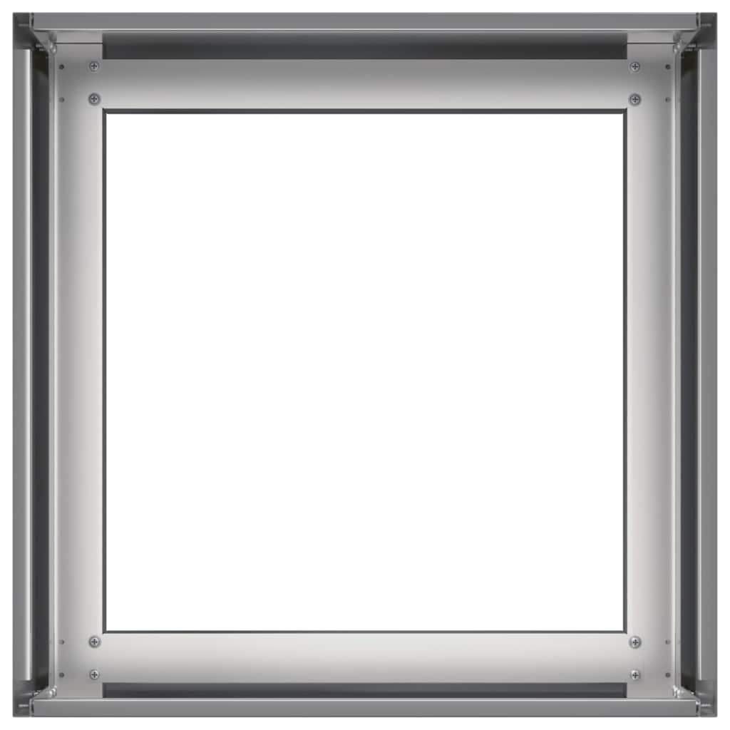 vidaXL Doniczka 40x40x30 cm Stal ocynkowana