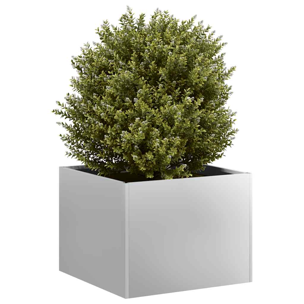 vidaXL Doniczka 40x40x30 cm Stal ocynkowana