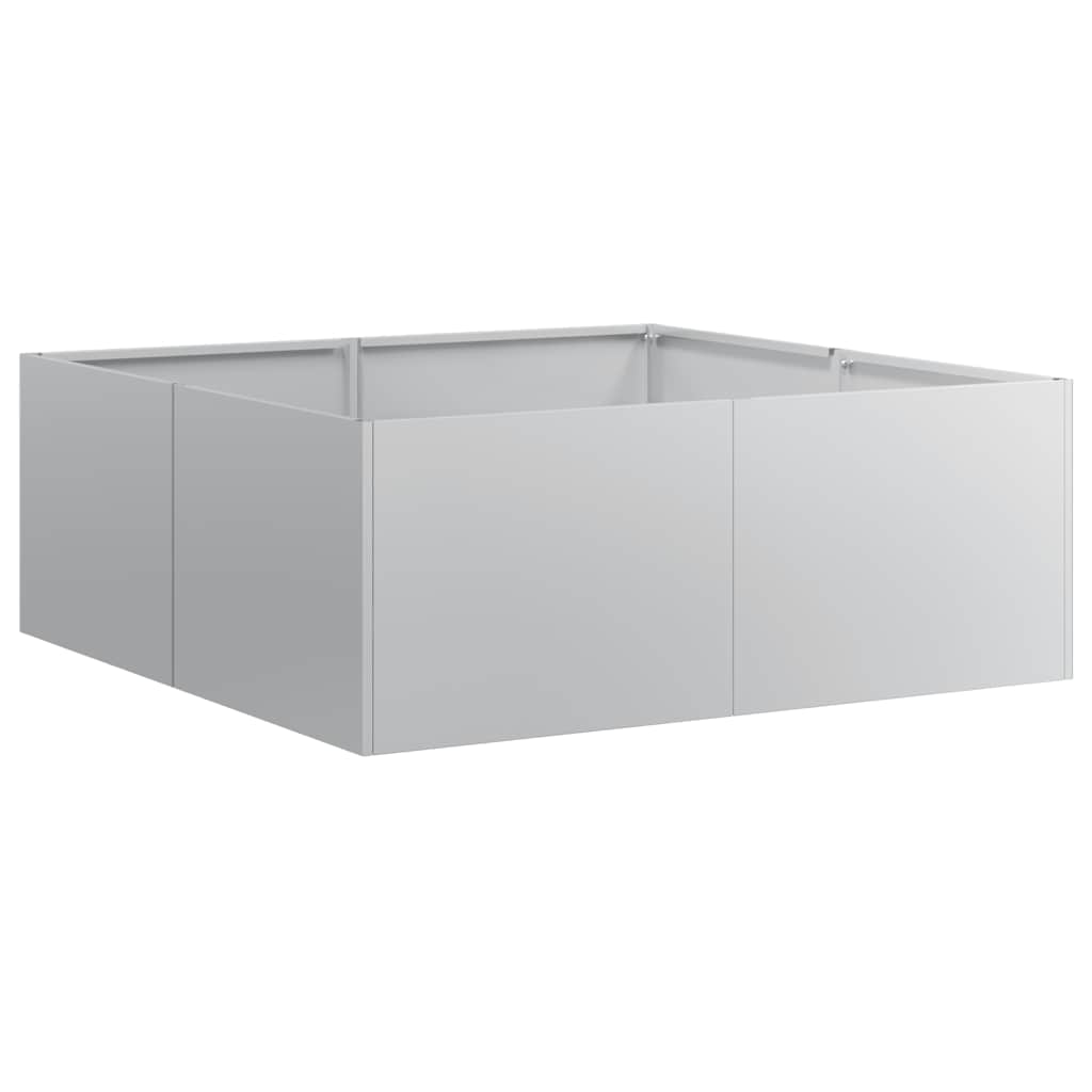 vidaXL Doniczka 80x80x30 cm Stal ocynkowana