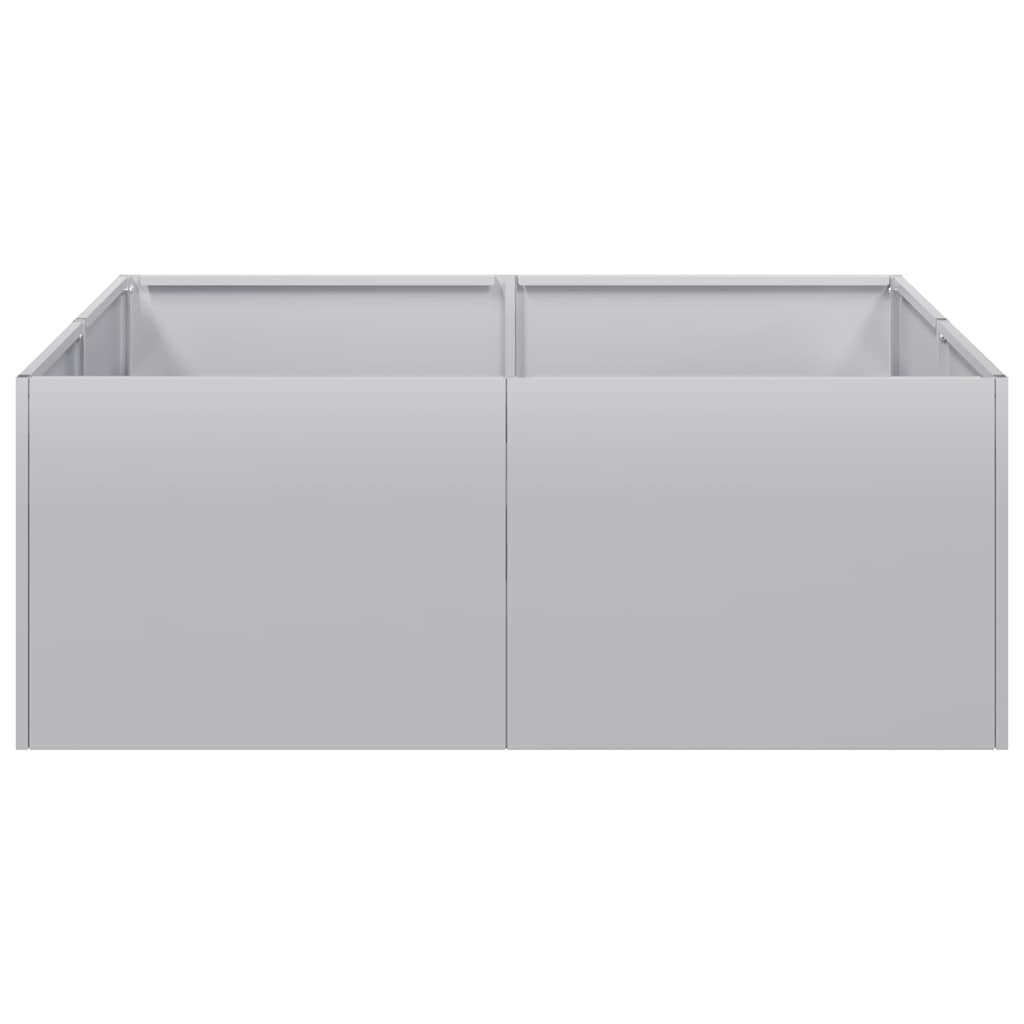vidaXL Doniczka 80x80x30 cm Stal ocynkowana