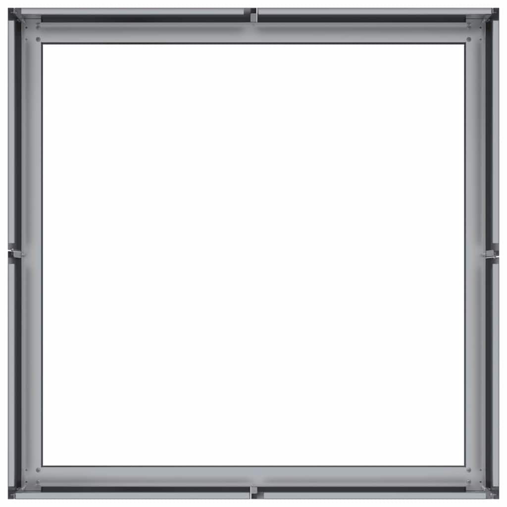 vidaXL Doniczka 80x80x30 cm Stal ocynkowana