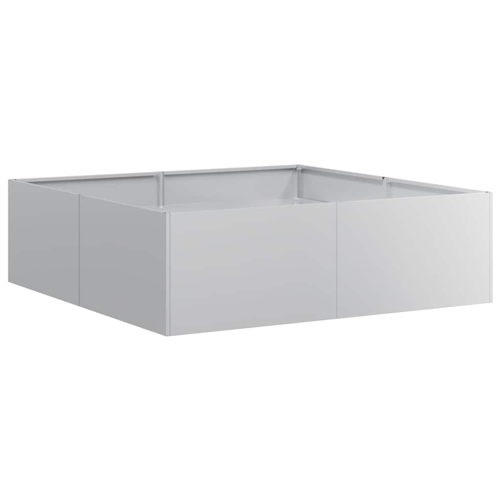 vidaXL Doniczka 100x100x30 cm Stal ocynkowana
