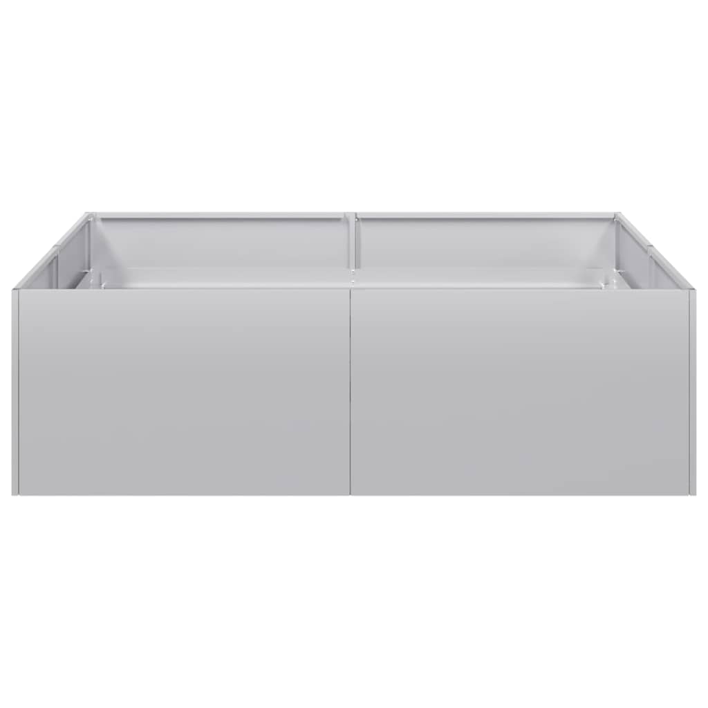 vidaXL Doniczka 100x100x30 cm Stal ocynkowana