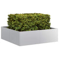 vidaXL Doniczka 100x100x30 cm Stal ocynkowana