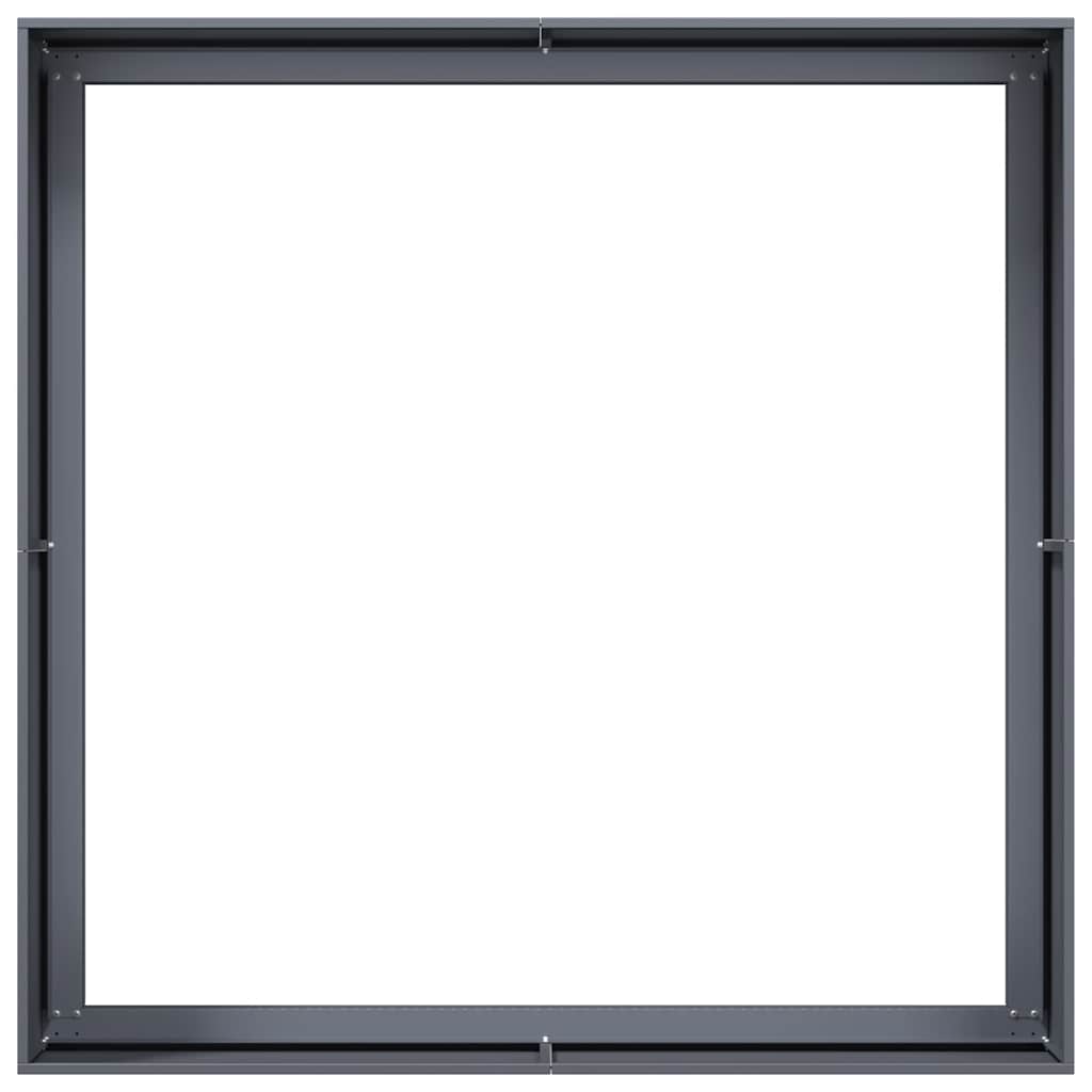 vidaXL Doniczka Antracyt 100x100x40 cm Stal