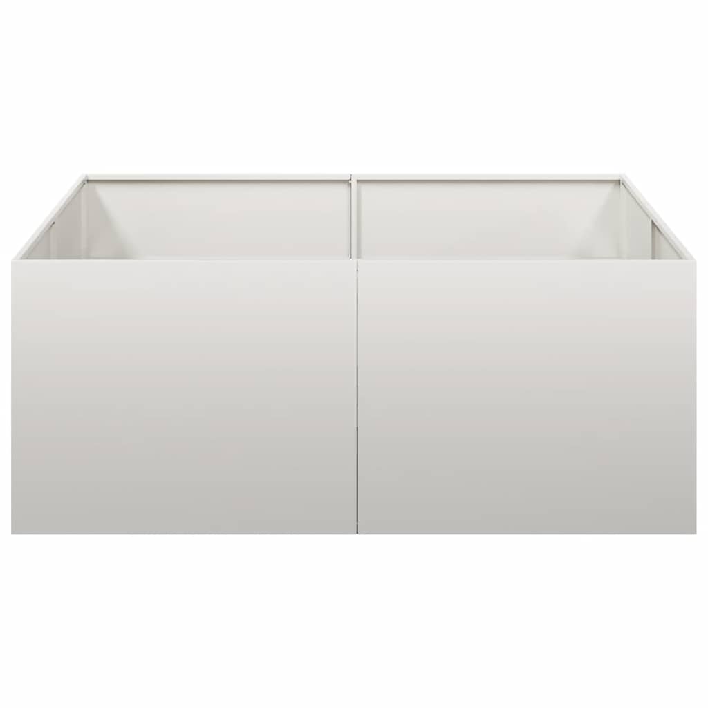 vidaXL Doniczka 100x100x40 cm Stal nierdzewna
