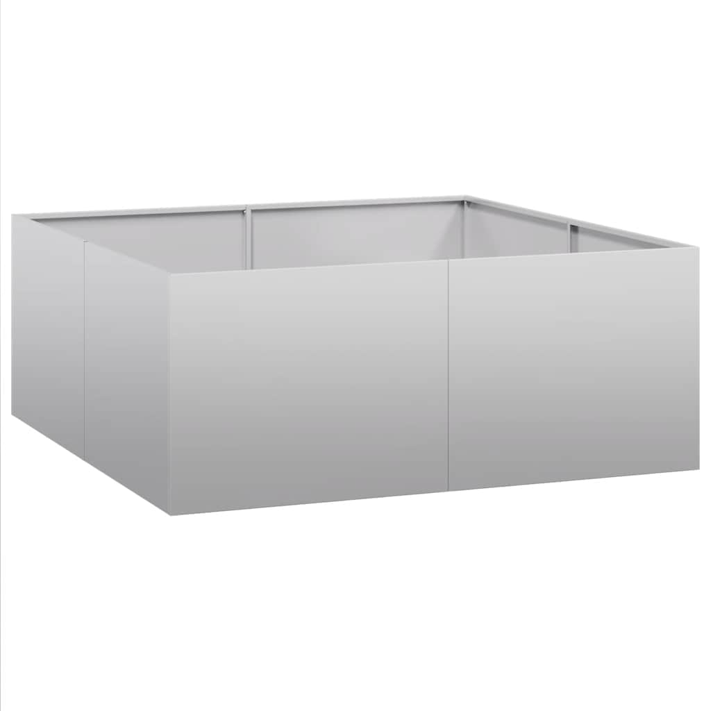vidaXL Doniczka 100x100x40 cm Stal ocynkowana