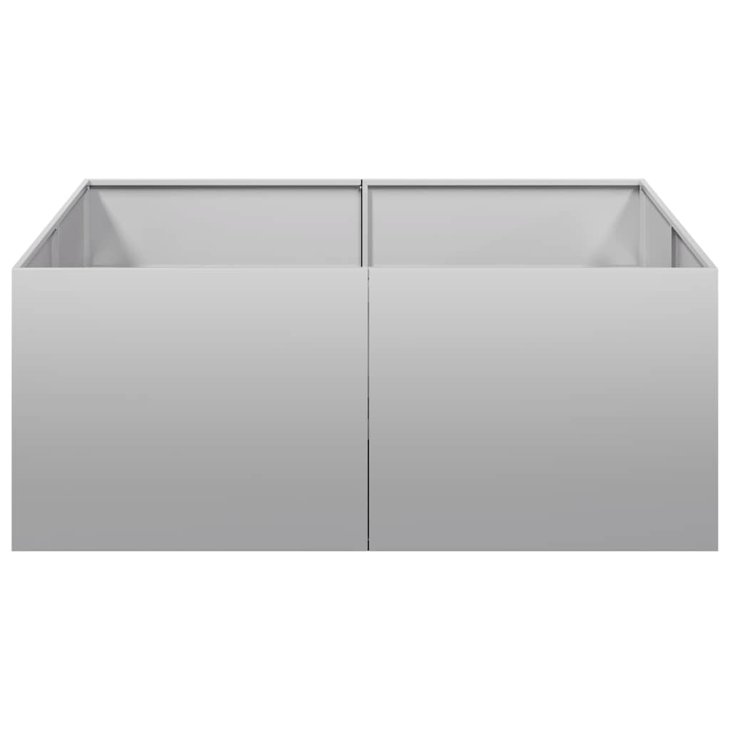 vidaXL Doniczka 100x100x40 cm Stal ocynkowana