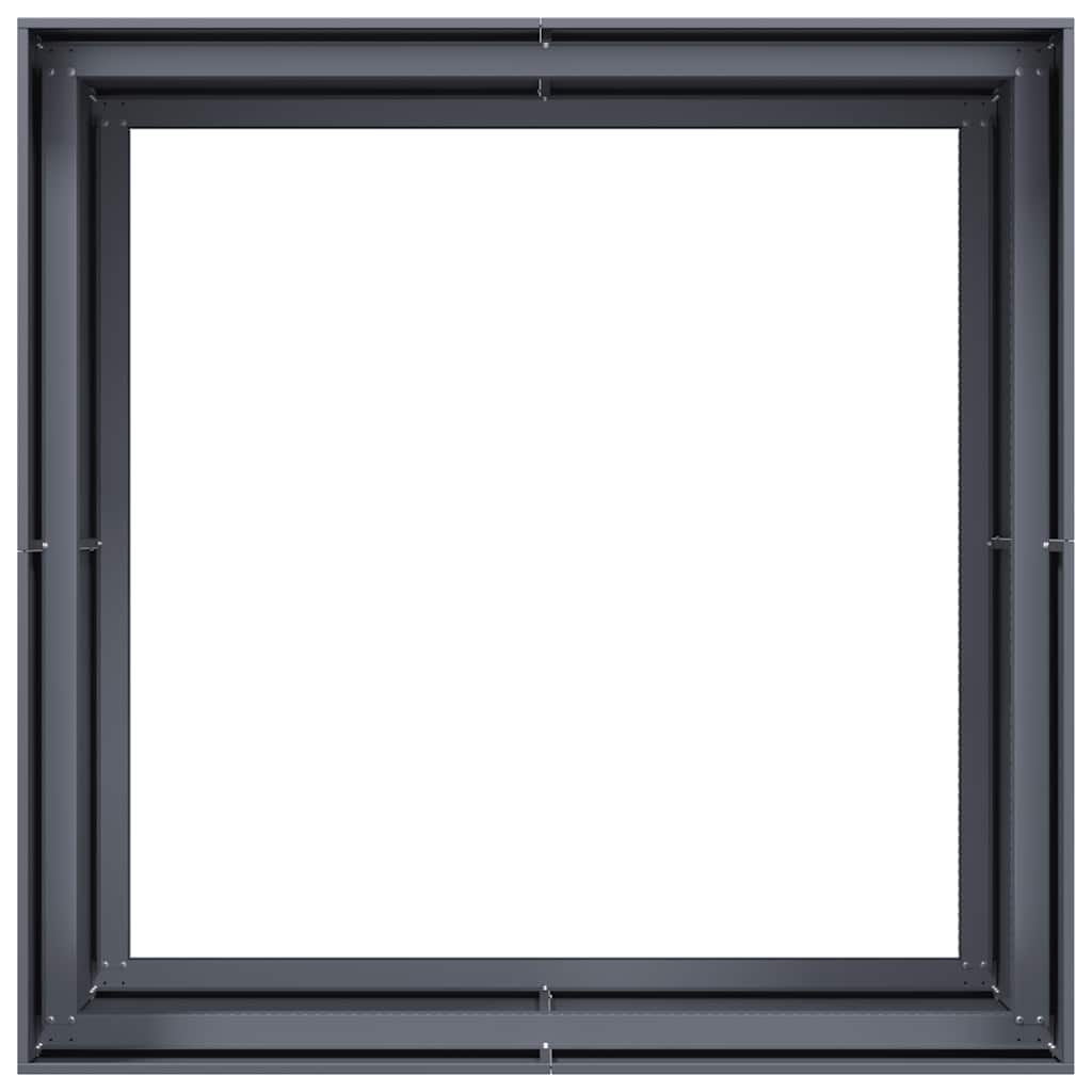 vidaXL Doniczka Antracyt 100x100x80 cm Stal