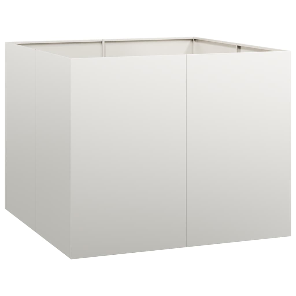 vidaXL Doniczka 100x100x80 cm Stal nierdzewna