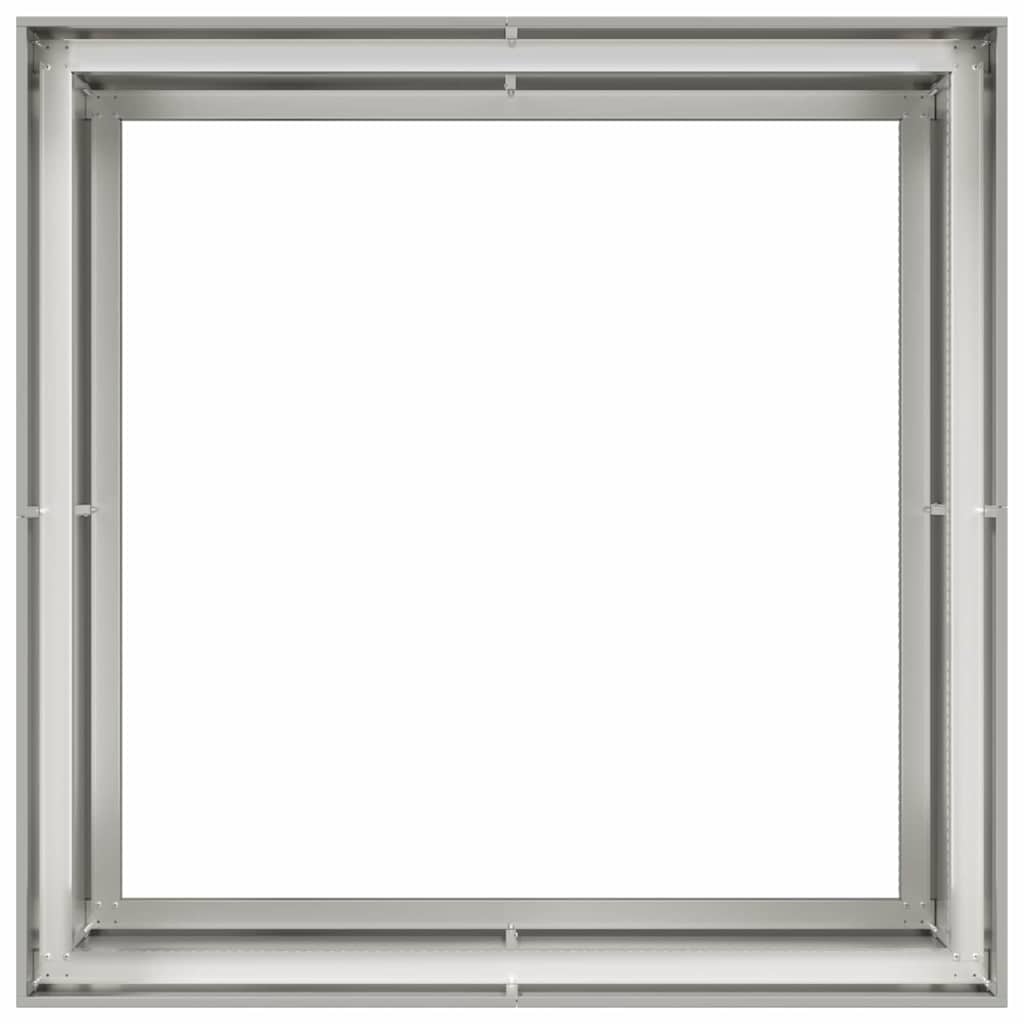 vidaXL Doniczka 100x100x80 cm Stal nierdzewna