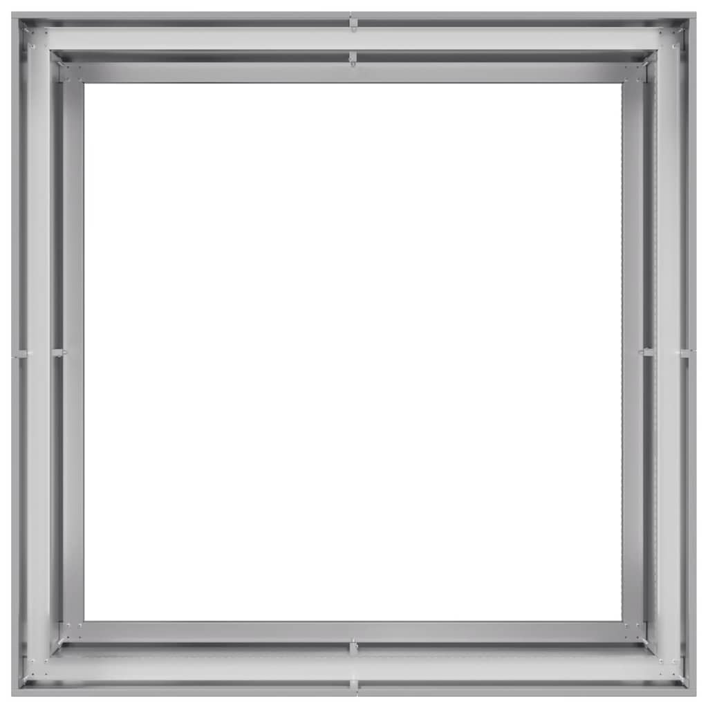 vidaXL Doniczka 100x100x80 cm Stal ocynkowana