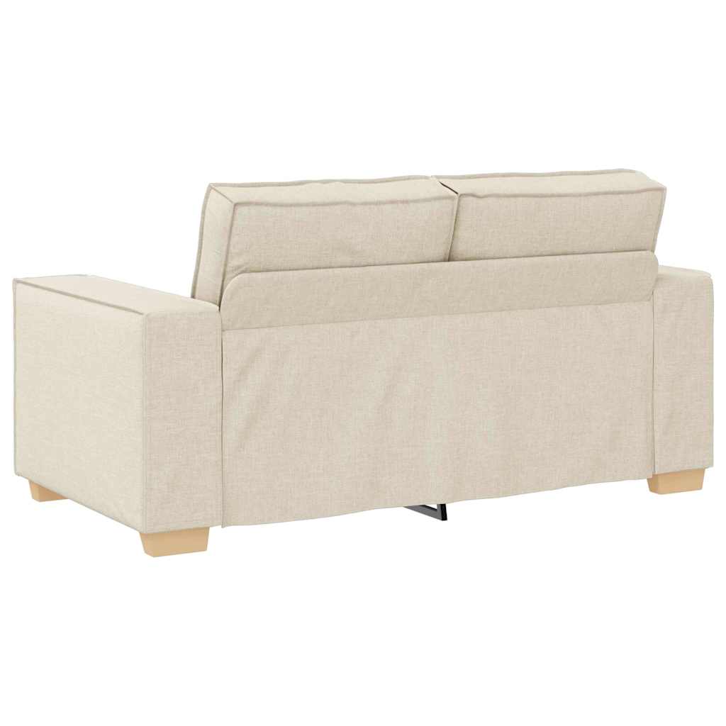 vidaXL Zestaw Sof 3 pcs Beżowy 220 x 80 x 84 cm Tkanina lniana