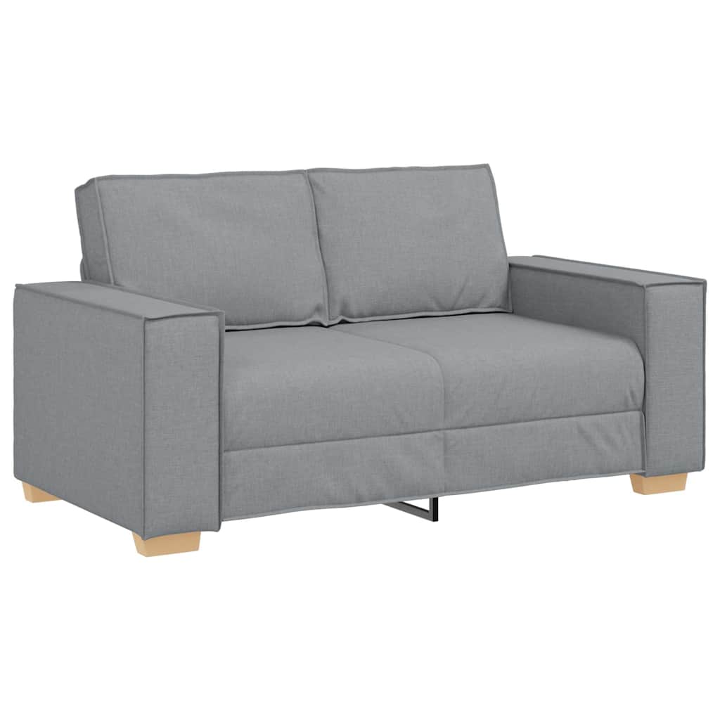 vidaXL Sofa 3 pcs Jasnoszary 220 x 80 x 84 cm Tkanina lniana