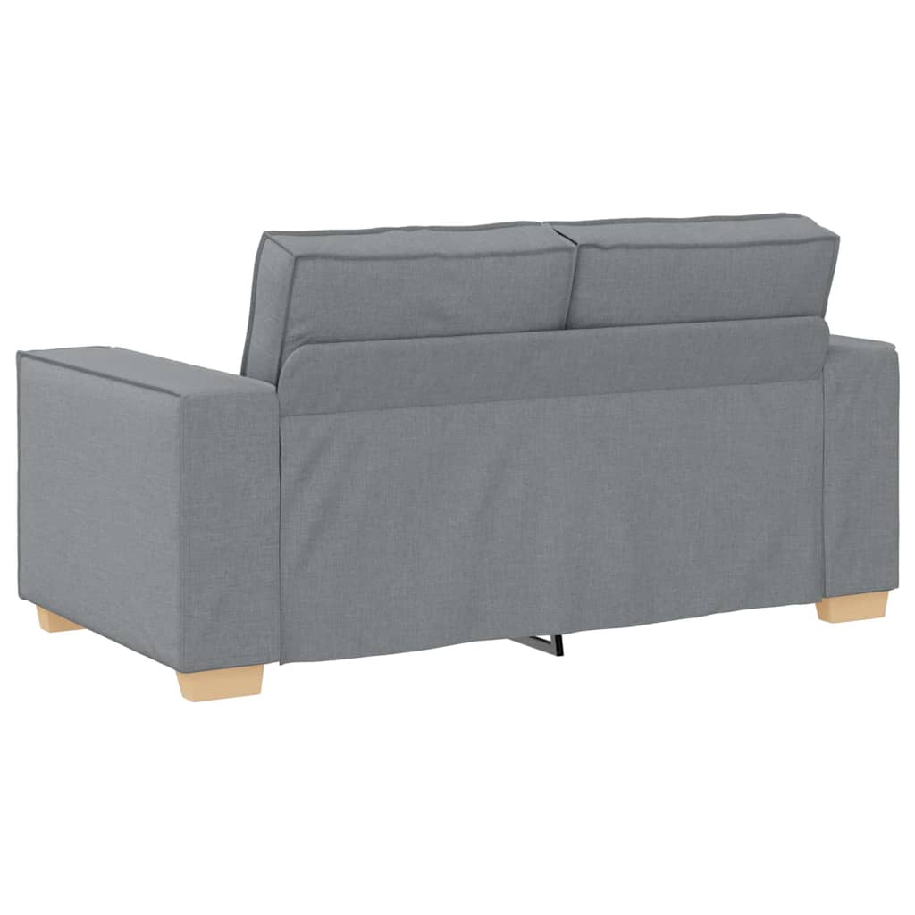 vidaXL Sofa 3 pcs Jasnoszary 220 x 80 x 84 cm Tkanina lniana