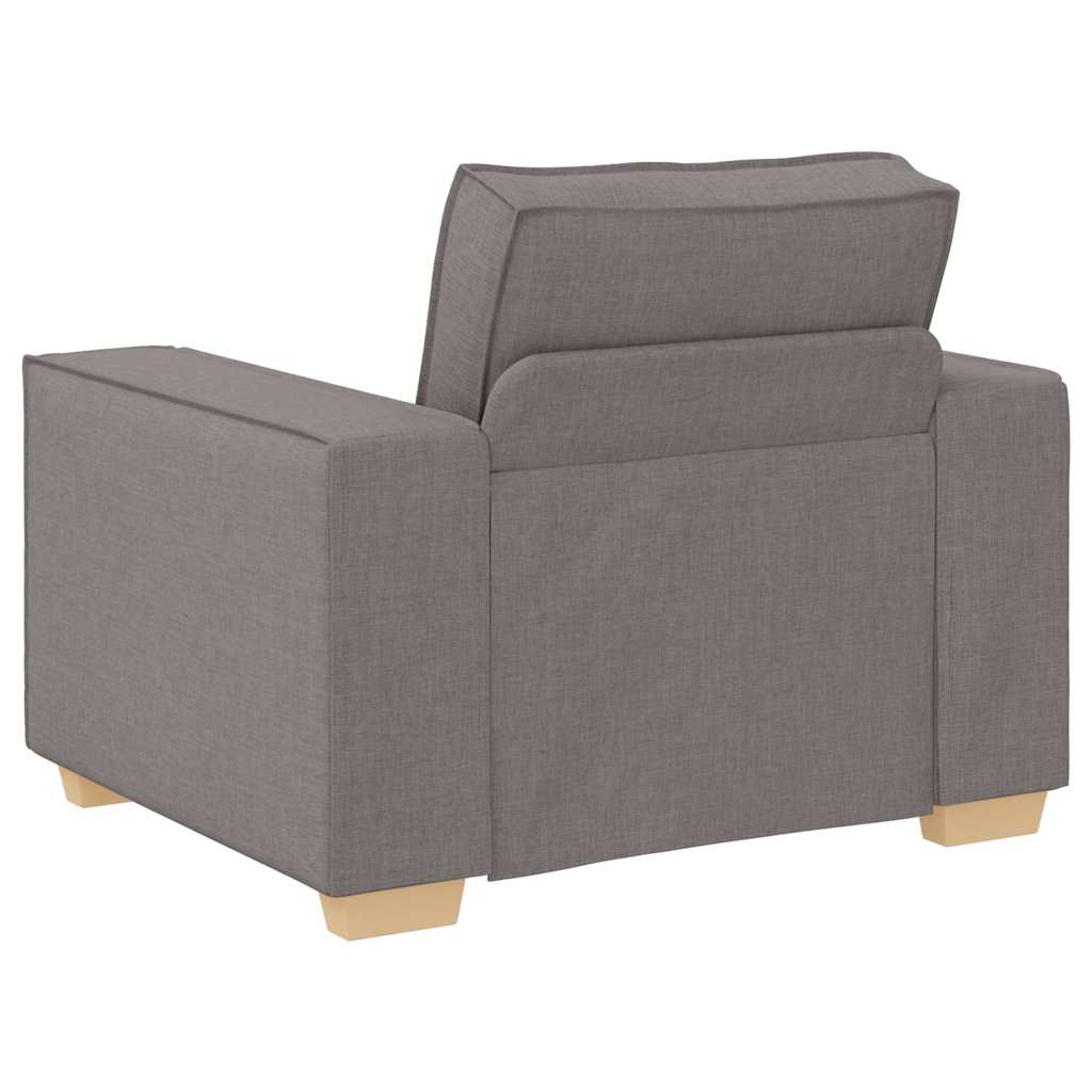 vidaXL Sofa 3 pcs Ciemnoszary 220 x 80 x 84 cm Tkanina lniana