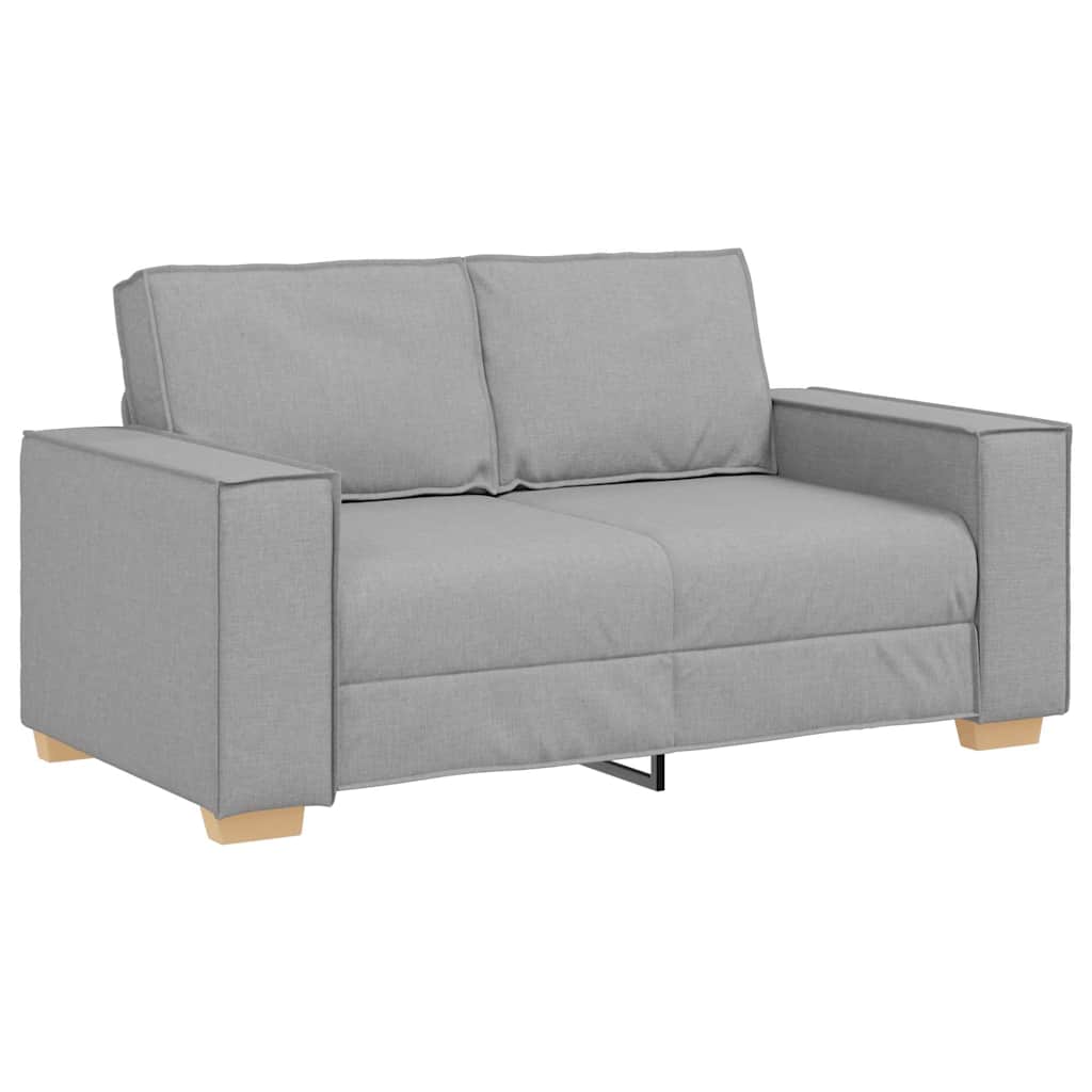 vidaXL Sofa 3 szt. Szary chmur Tkanina lniana