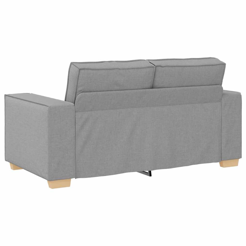 vidaXL Sofa 3 szt. Szary chmur Tkanina lniana