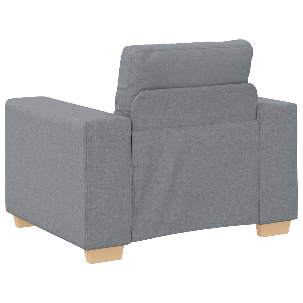vidaXL Sofa 3 szt. Jasnoszary Tkanina lniana