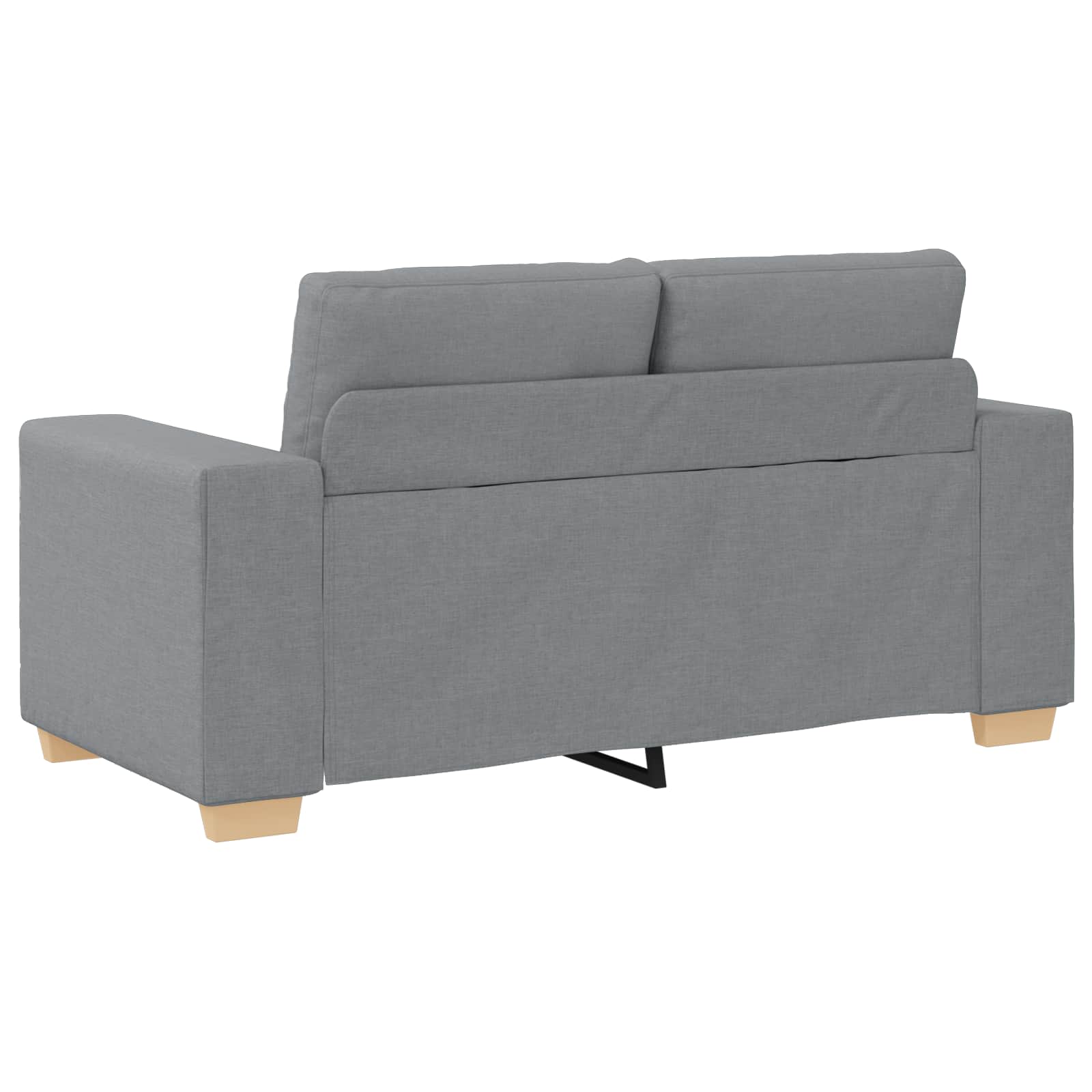 vidaXL Sofa 3 szt. Jasnoszary Tkanina lniana