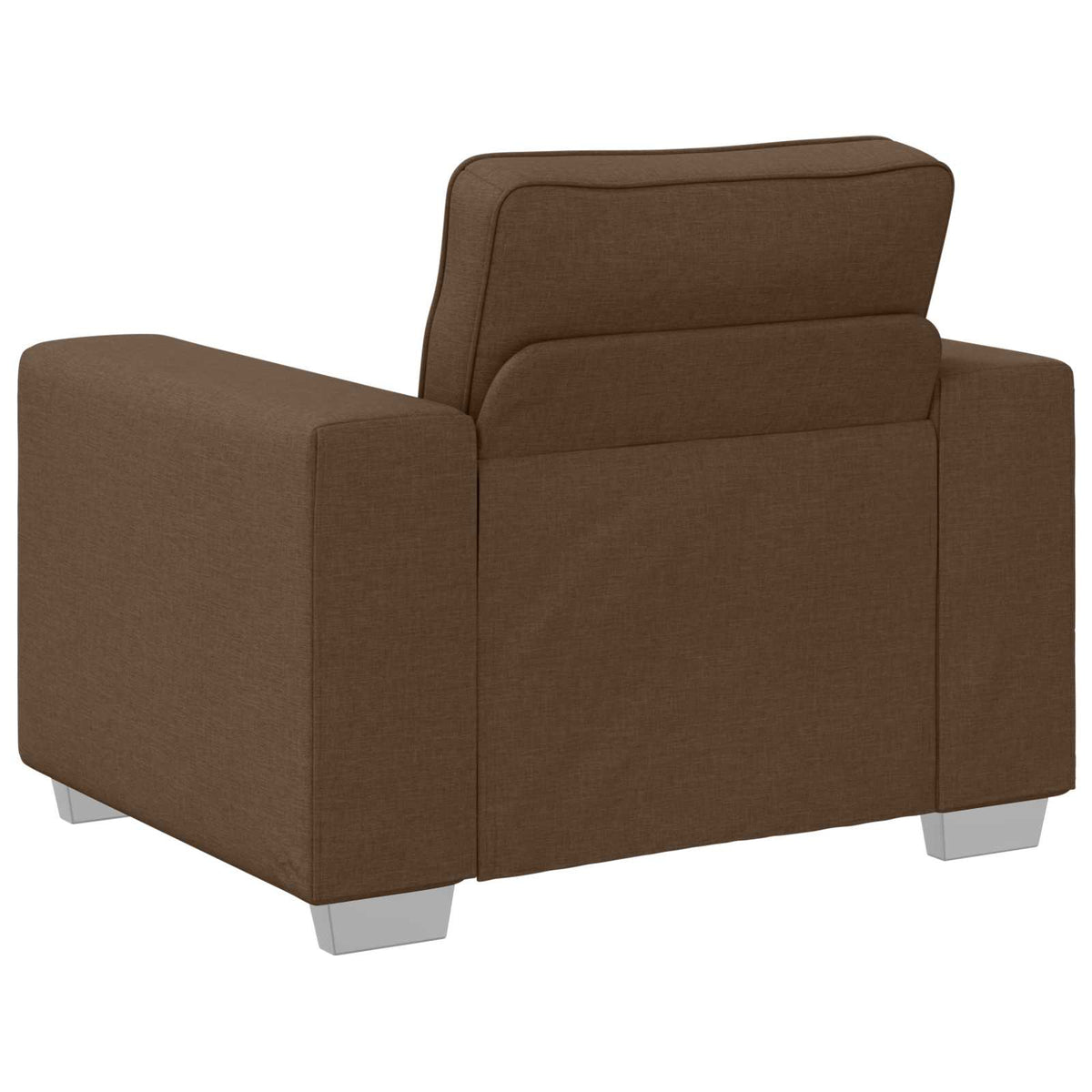 vidaXL Sofa 3 szt. Brązowy Tkanina lniana