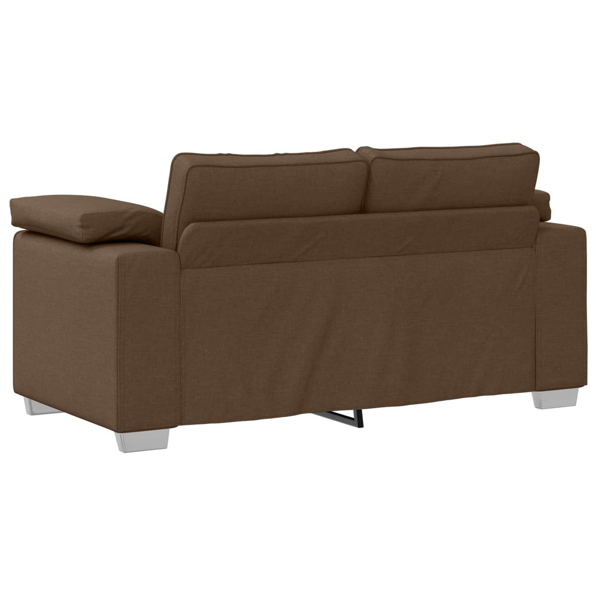 vidaXL Sofa 3 szt. Brązowy Tkanina lniana