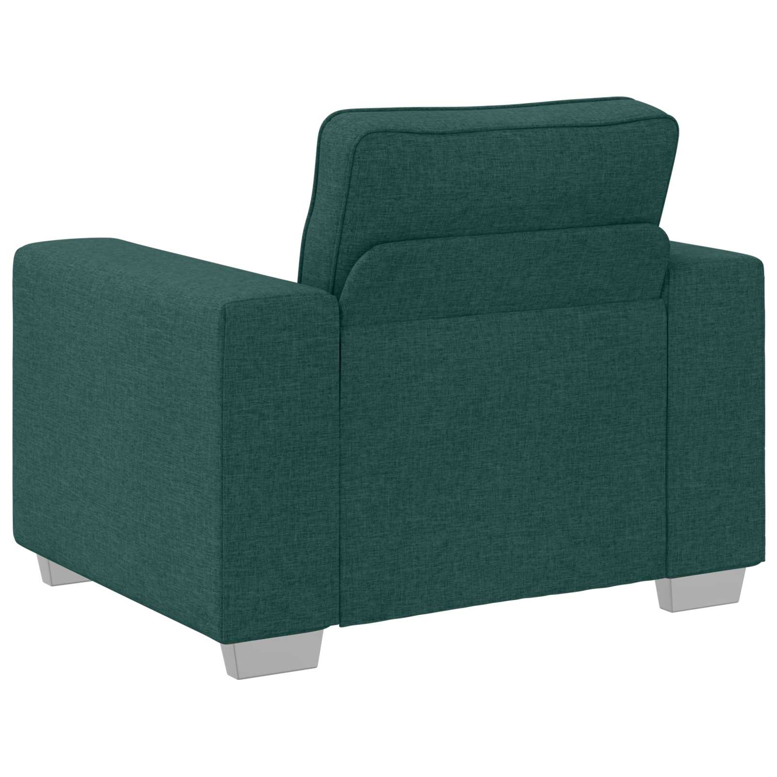 vidaXL Sofa 3 pcs Ciemna zieleń 219 x 80 x 82 cm Tkanina lniana