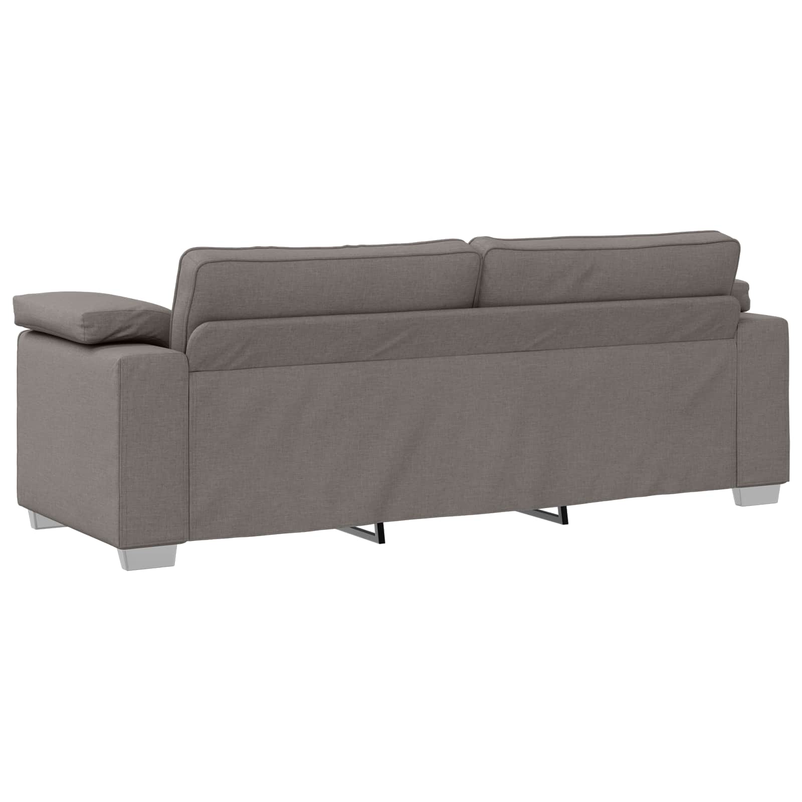 vidaXL Sofa 3 pcs Ciemnoszary 219 x 80 x 82 cm Tkanina lniana