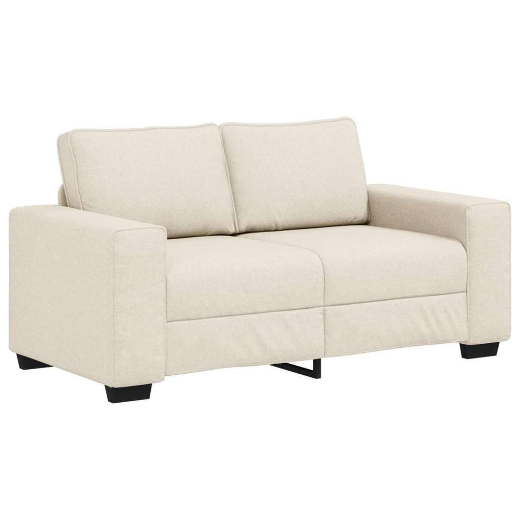 vidaXL Sofa 2 pcs Beżowy 221 x 80 x 82 cm Tkanina lniana