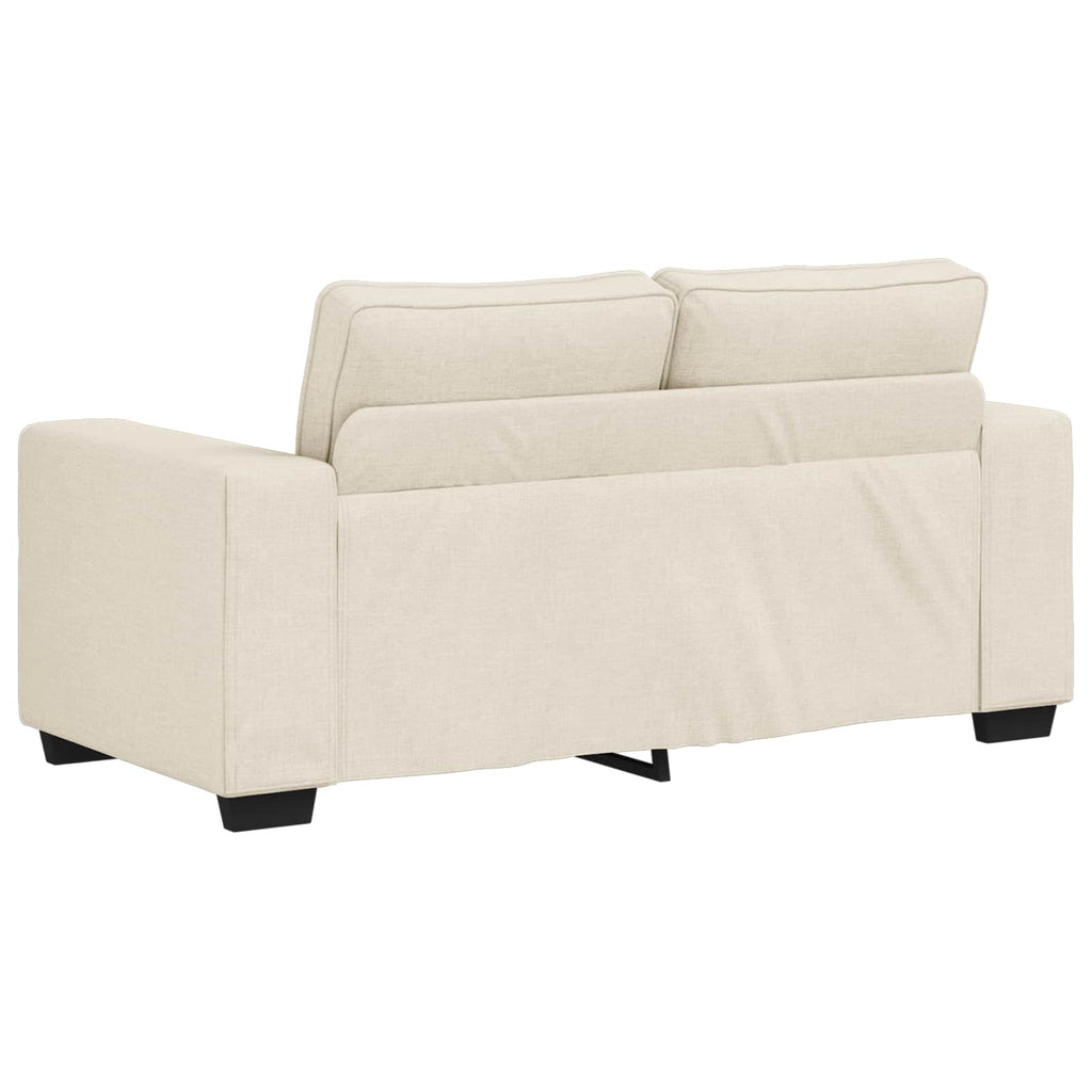 vidaXL Sofa 2 pcs Beżowy 221 x 80 x 82 cm Tkanina lniana