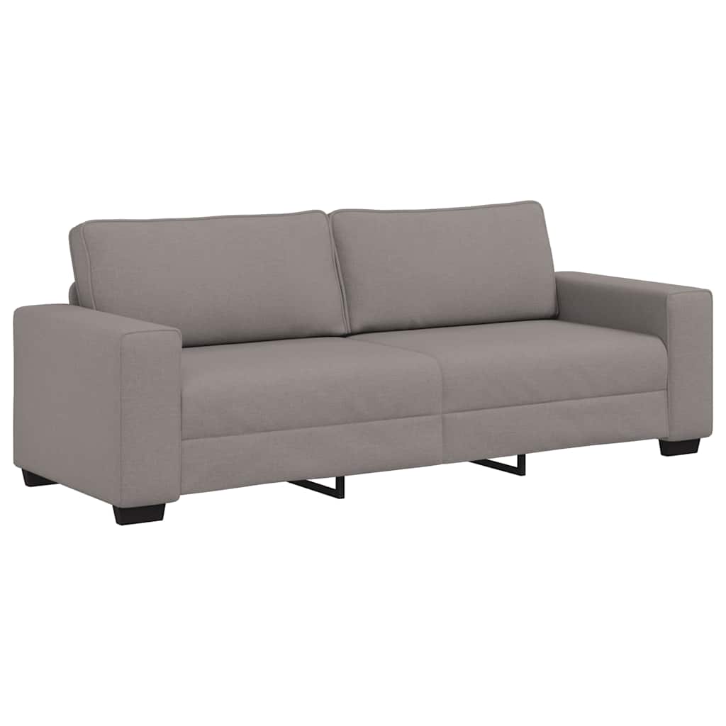 vidaXL 2-częściowy komplet wypoczynkowy z poduszkami, taupe, tkanina