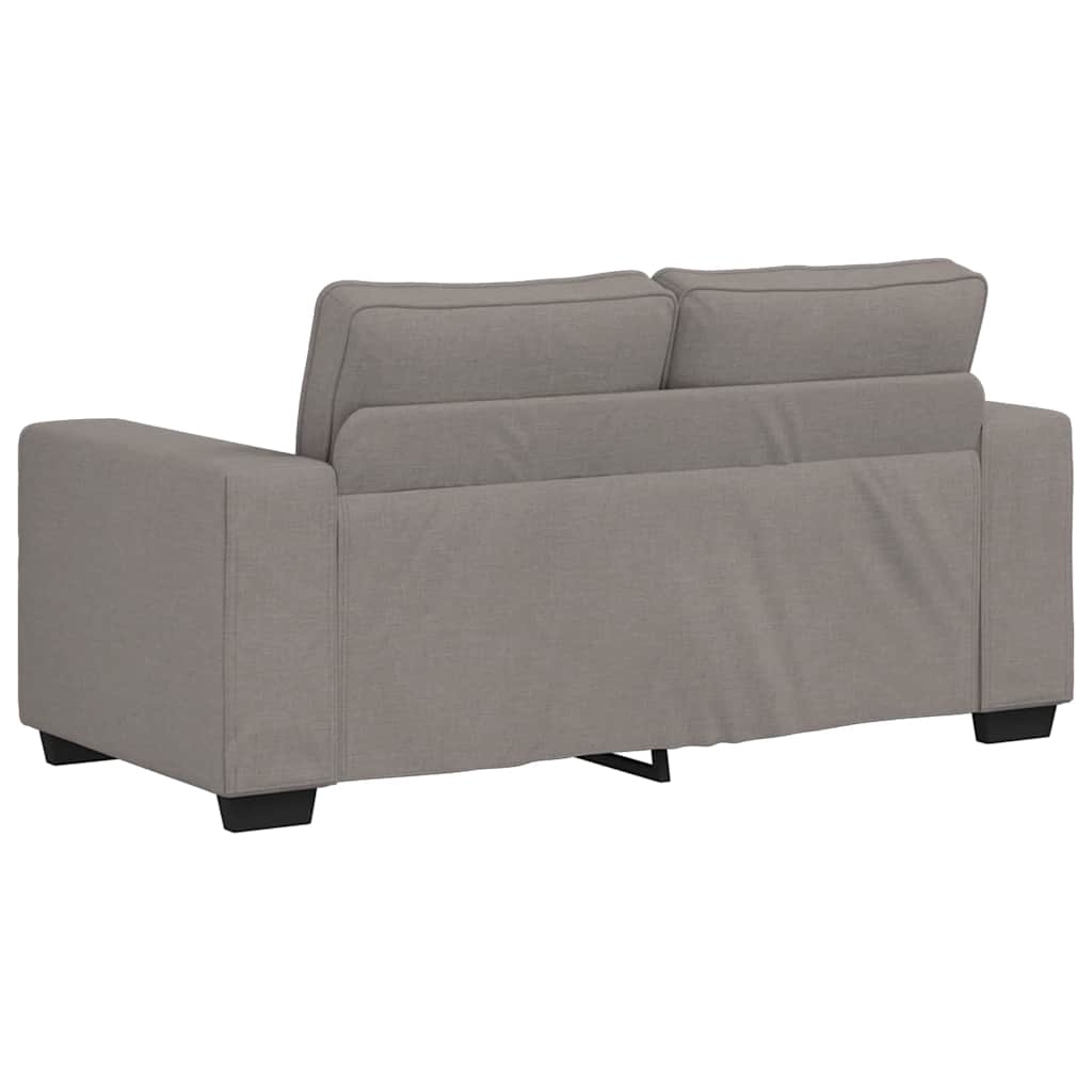 vidaXL 2-częściowy komplet wypoczynkowy z poduszkami, taupe, tkanina
