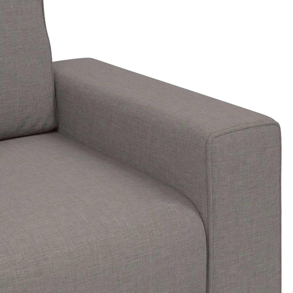 vidaXL 2-częściowy komplet wypoczynkowy z poduszkami, taupe, tkanina