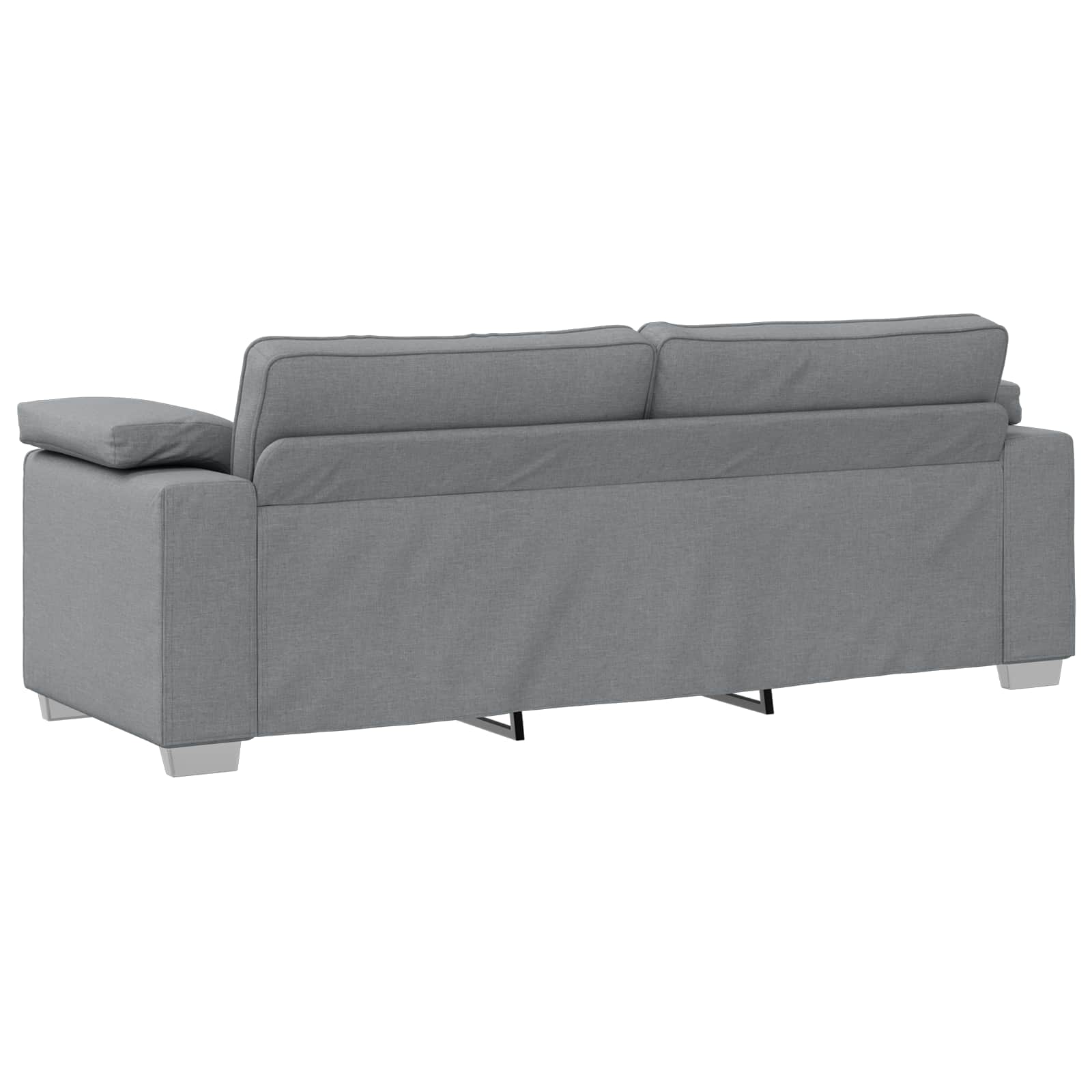 vidaXL Sofa 2 pcs Jasnoszary 219 x 80 x 82 cm tkanina