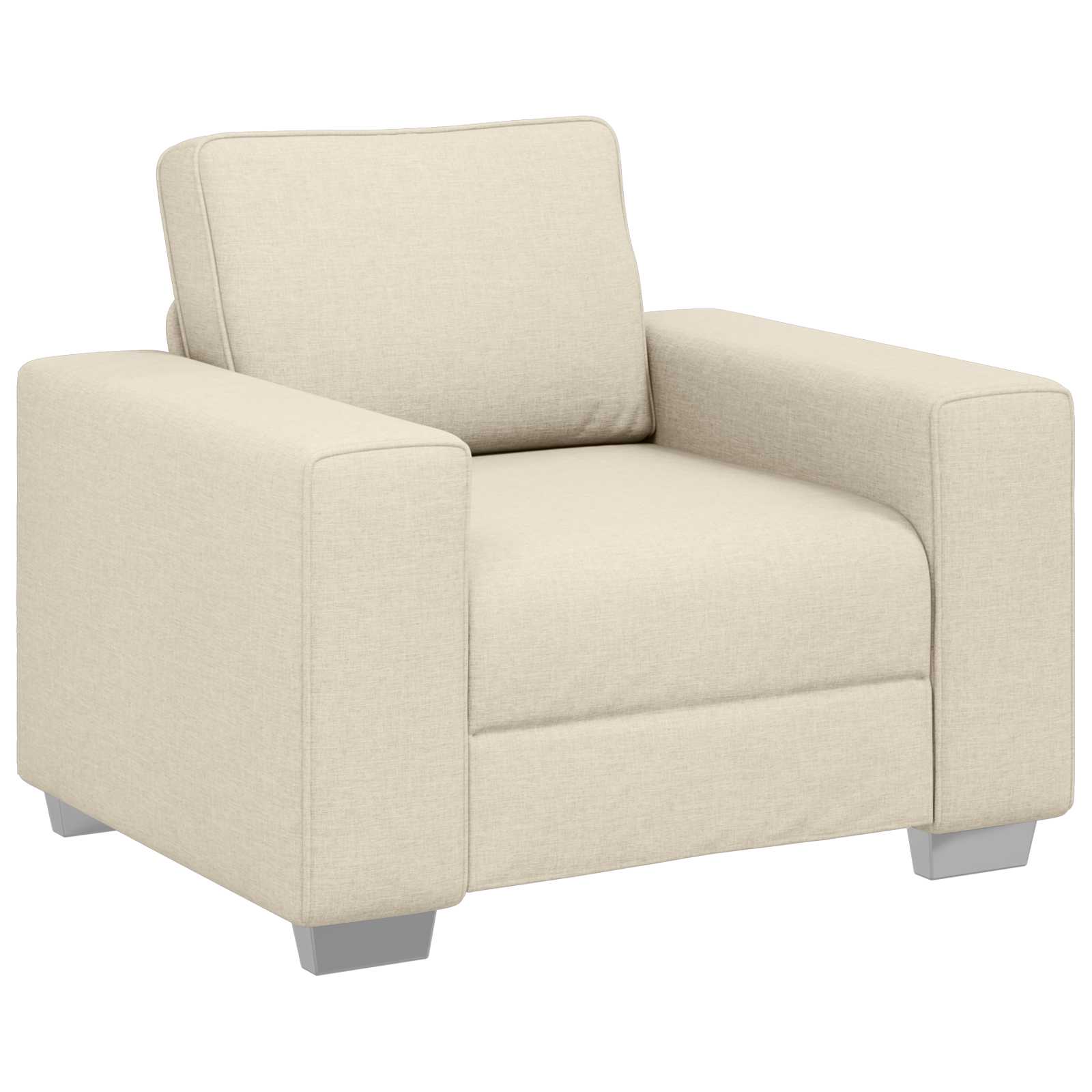 vidaXL Sofa 2 pcs Czarny 219 x 80 x 82 cm tkanina