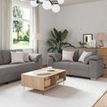 vidaXL Sofa 2 pcs Ciemnoszary 219 x 80 x 82 cm tkanina