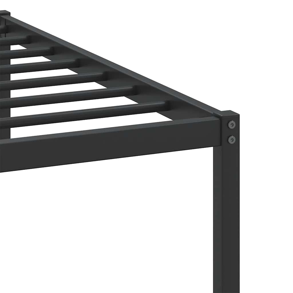 vidaXL Rama łóżka bez materaca dąb wędzony 107x203 cm Drewno klejone