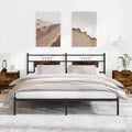 vidaXL Rama łóżka bez materaca dąb wędzony 183x213 cm Drewno klejone