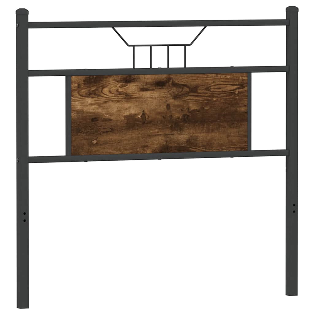 vidaXL Wymienne wezgłowie, przydymiony dąb, 75 cm