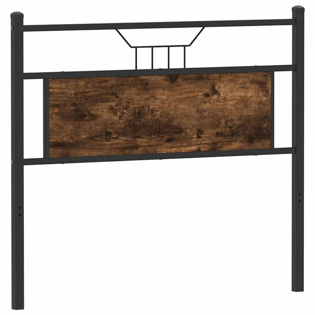 vidaXL Wymienne wezgłowie, przydymiony dąb, 107 cm