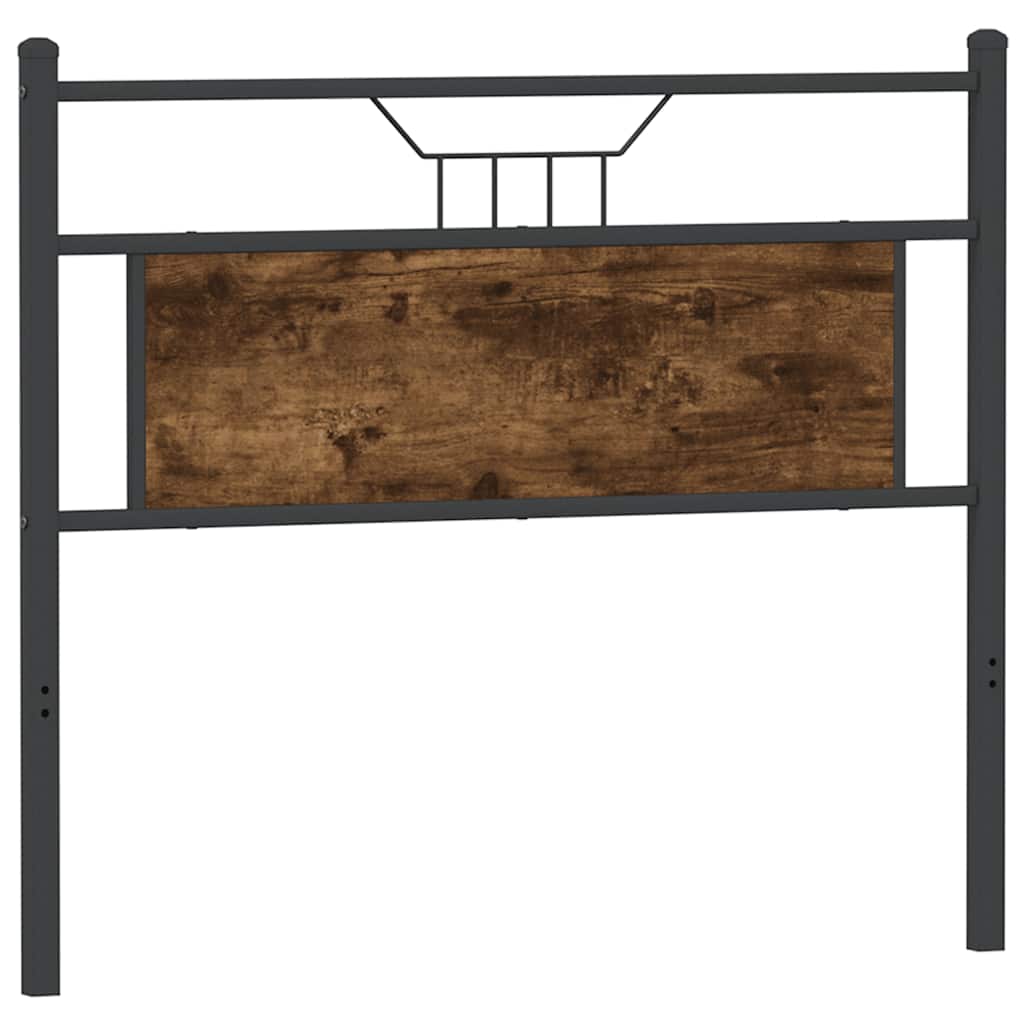 vidaXL Wymienne wezgłowie, przydymiony dąb, 107 cm