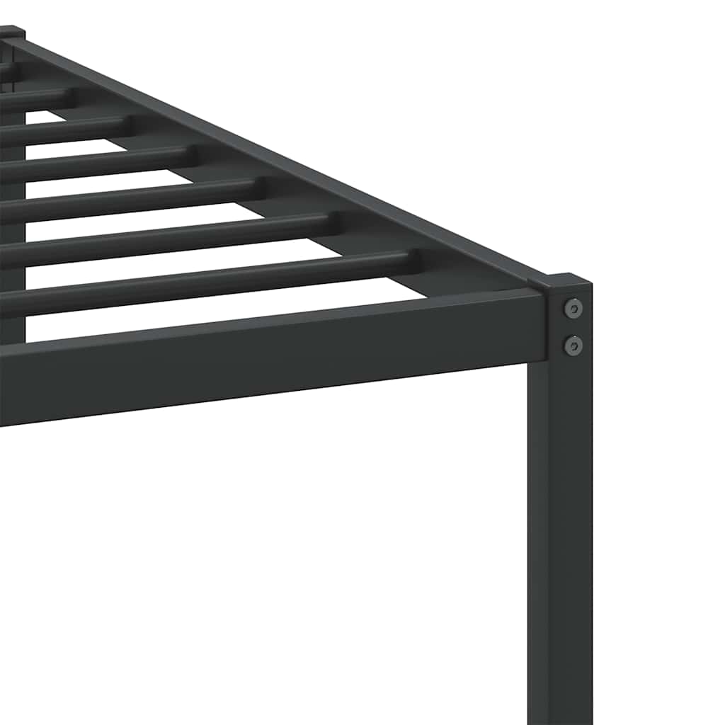 vidaXL Rama łóżka bez materaca Brązowy dąb 107x203 cm Drewno klejone