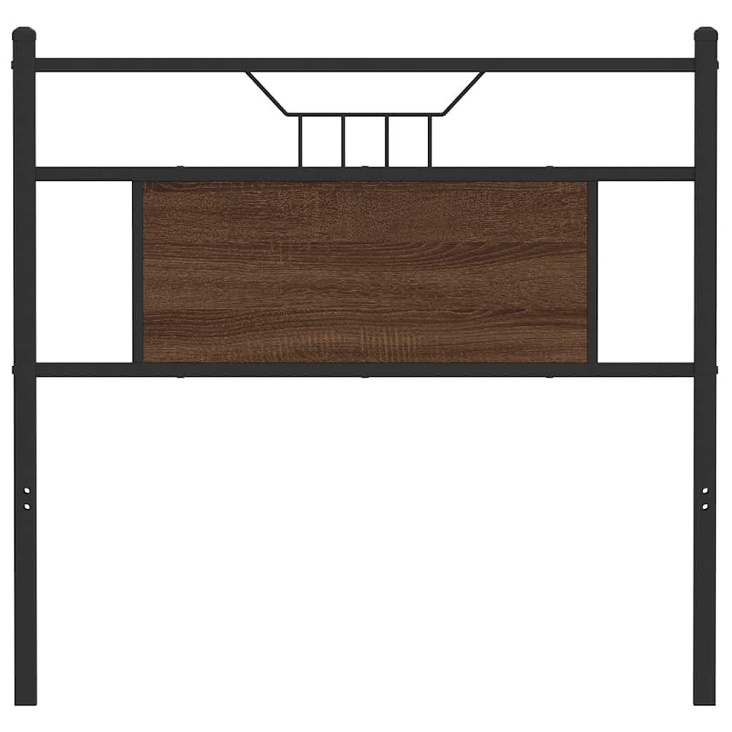 vidaXL Wymienne wezgłowie, brązowy dąb, 80 cm