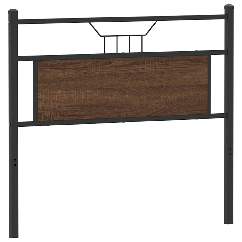 vidaXL Wymienne wezgłowie, brązowy dąb, 100 cm
