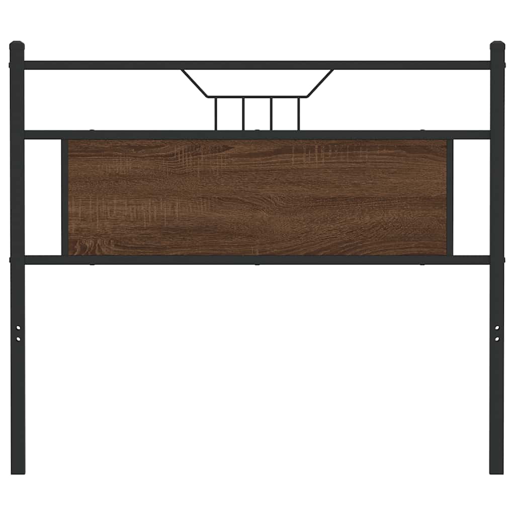 vidaXL Wymienne wezgłowie, brązowy dąb, 100 cm
