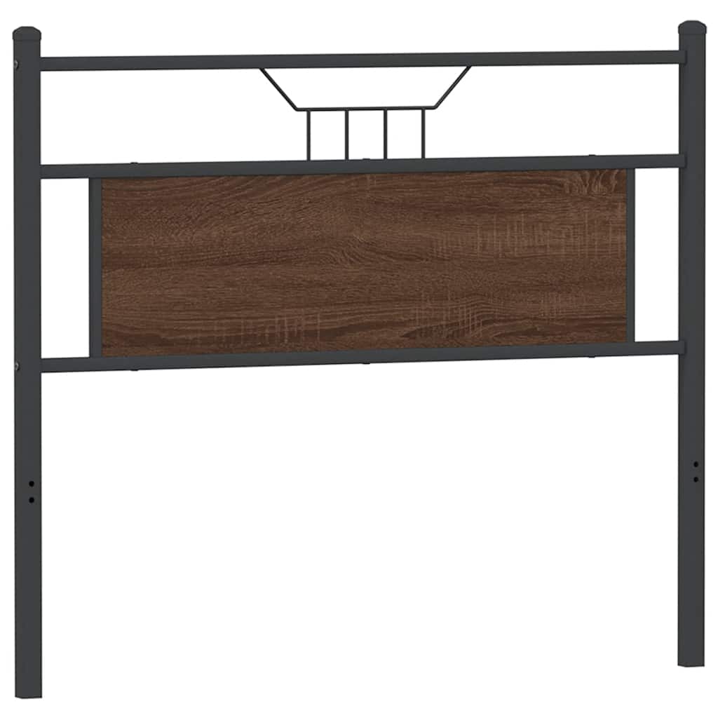 vidaXL Wymienne wezgłowie, brązowy dąb, 100 cm