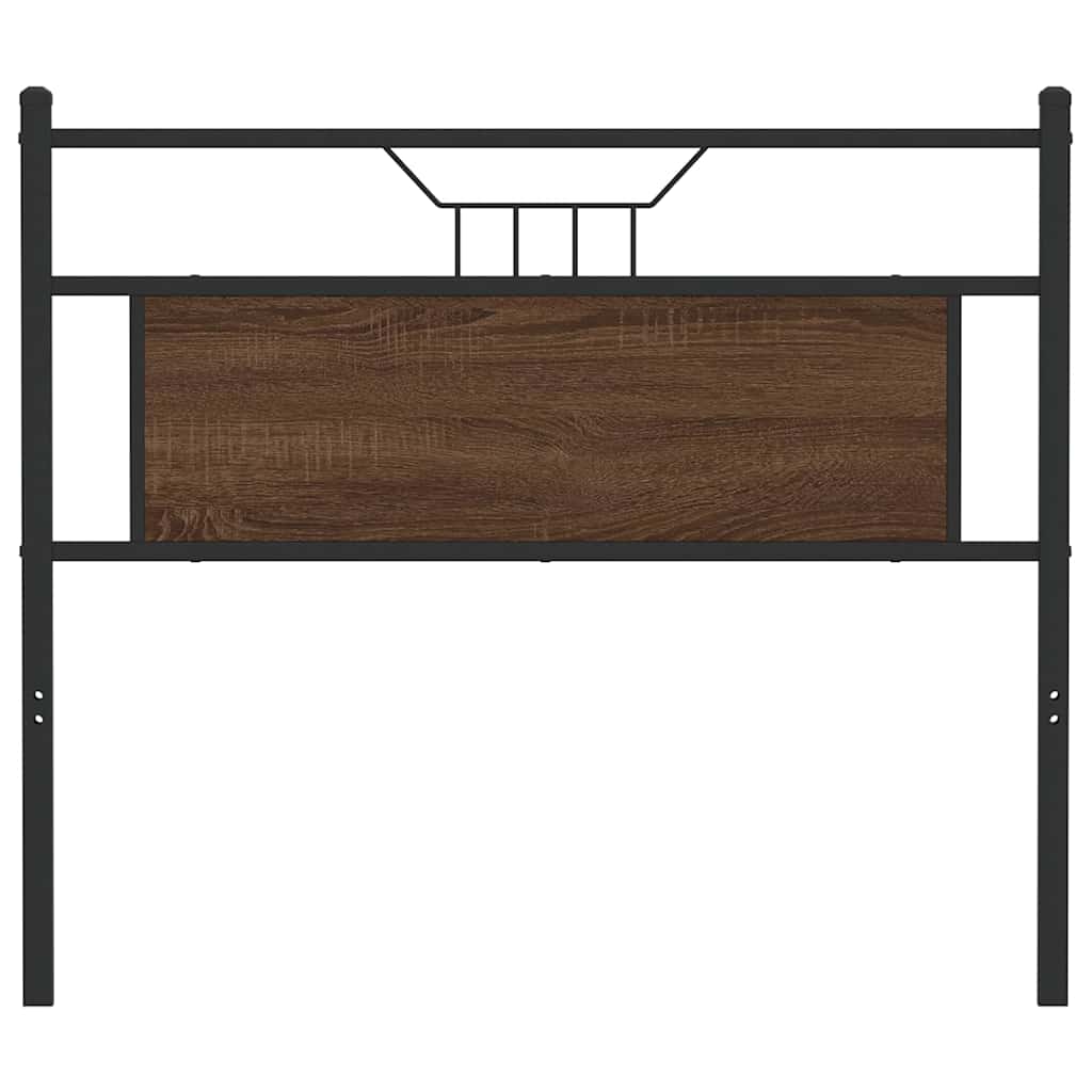 vidaXL Wymienne wezgłowie, brązowy dąb, 107 cm