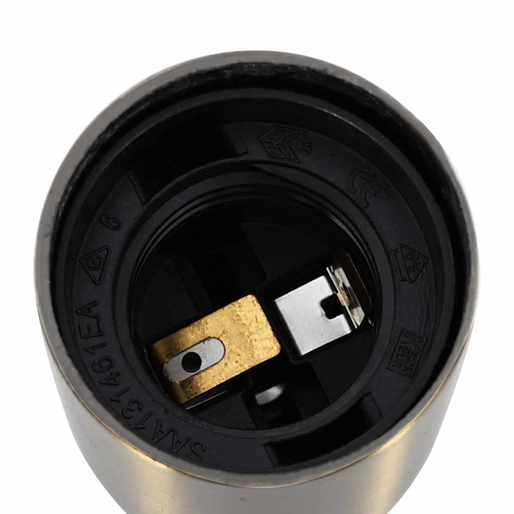 vidaXL Oprawki do lamp 2 szt. Brąz E27