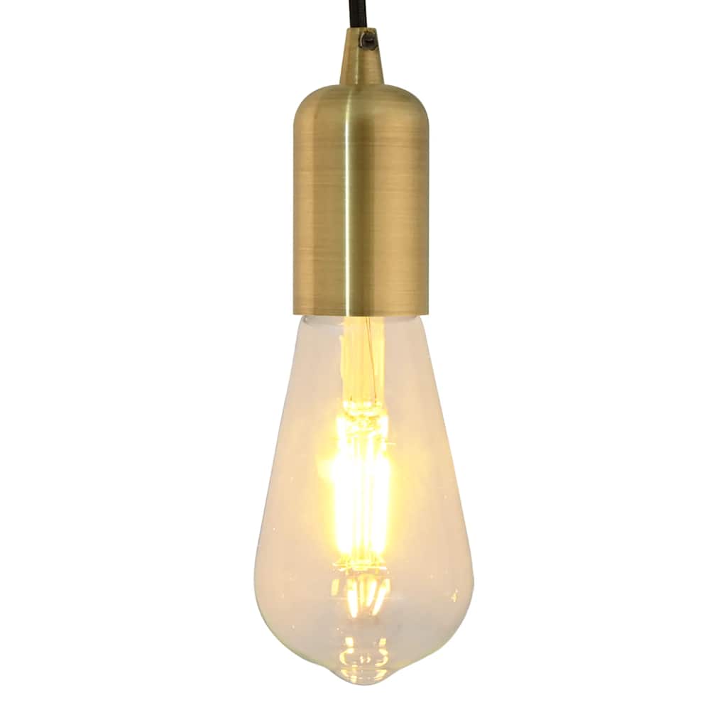 vidaXL Oprawki do lamp 2 szt. Brąz E27