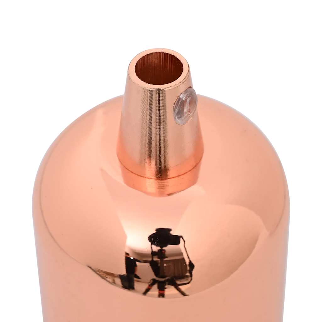 vidaXL Oprawki do lamp 2 szt. Różowe złoto E27
